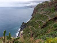 Ausblick vom Hügel nach Funchal - Ponta do Garajau